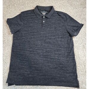 American Eagle Core Flex Polo - Men's XXL - Charcoal Heather - EUC